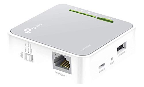 TP-Link TL-WR902AC AC750 WLAN Nano Router (433Mbit/s (5GHz) +300Mbit/s (2,4GHz) (tragbar, Accesspoint, TV Adapter, Repeater, Router, Client, Media, FTP Server), weiß/ grau