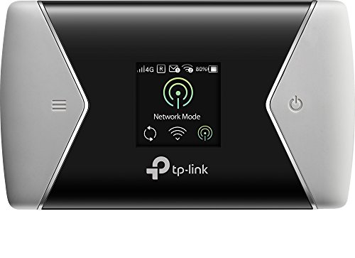 TP-Link M7450 mobiler WLAN Router (4G/LTE bis zu 300Mbit/s Download/ 50Mbit/s Upload, Hotspot, Cat6, 3000mAh Akku, LCD Display, kompatibel mit allen europäischen SIM Karten) schwarz/silber TP-Link M7450 mobiler WLAN Router (4G/LTE bis zu 300Mbit/s Download/ 50Mbit/s Upload, Hotspot, Cat6, 3000mAh Akku, LCD Display, kompatibel mit allen europäischen SIM Karten) schwarz/silber