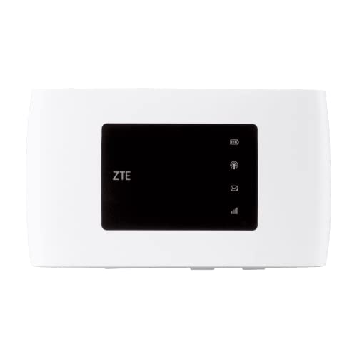 ZTE MF920 Mobile Wireless Router, 4G/LTE Hotspot Unlocked to All European SIM Cards, 150Mbit/s Download speeds, 2000mAh Battery - White