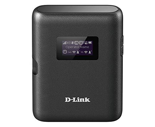 D-Link DWR-933 LTE Kat.6 Mobile Hotspot (AC1200 Dualband, 4G LTE mit bis zu 300 Mbit/s Downloadgeschwindigkeit, 3000mAh Akku für bis zu 14 Stunden Batteriebetrieb)