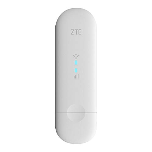 ZTE MF79U Wingle CAT4-4G entsperrtes WLAN-USB-Modem, kostengünstiges Reise-WLAN, 150 Mbit/s, Externe Antennenanschlüsse, Weiß