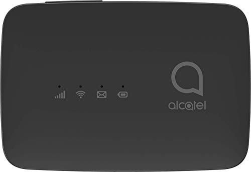 Alcatel Link Zone - MW45V2 Modem Mobile 4G, LTE (CAT.4), WiFi, Hotspot bis zu 15 Benutzer, Akku 2150mAh, Black [Italien]