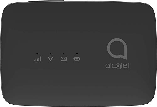 Alcatel Link Zone MW45V2 Modem Mobile 4G, LTE (CAT.4), WiFi, Hotspot für bis zu 15 Benutzer, Akku 2150 mAh, Schwarz [Italien]