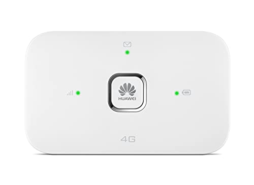 HUAWEI Mobile WiFi E5576 Mobiler WLAN-Router 4G LTE (CAT4), Download-Geschwindigkeit bis zu 150 Mbit/s, 1500 mAh Akku, Keine Konfiguration erforderlich, tragbares WLAN, Weiß HUAWEI Mobile WiFi E5576 Mobiler WLAN-Router 4G LTE (CAT4), Download-Geschwindigkeit bis zu 150 Mbit/s, 1500 mAh Akku, Keine Konfiguration erforderlich, tragbares WLAN, Weiß