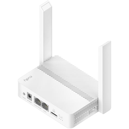 Cudy Neuer LT300 4G LTE WLAN-Router 300 Mbit/s, kompatibel mit Allen Betreibern, 2×2 MIMO, Keine Konfiguration erforderlich, OpenVPN, WireGuard