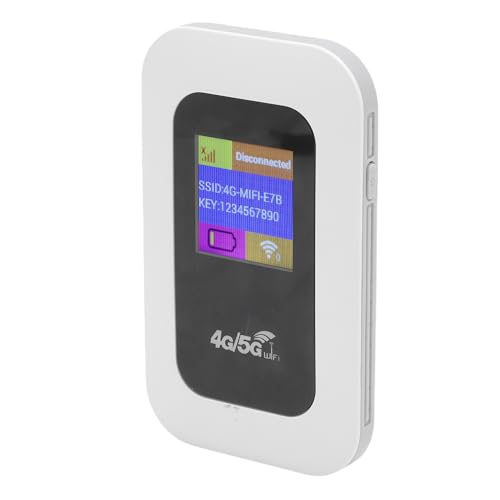 4G 5G Mobiler Hotspot, Tragbares WLAN für das Reisen, eine Verbindung von Bis zu 10 Geräten, 2100 -mAh 300 Mbit/S -drahtloses Netzwerkgerät mit 1 SIM -Karten -Slot 4G 5G Mobiler Hotspot, Tragbares WLAN für das Reisen, eine Verbindung von Bis zu 10 Geräten, 2100 -mAh 300 Mbit/S -drahtloses Netzwerkgerät mit 1 SIM -Karten -Slot