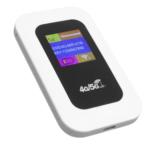 VBESTLIFE Tragbares WiFi -Hotspot -Gerät, 4G 5G LTE 300 Mbit/S WiFi Mobile Hotspot, Pocket SIM -Karten -Reise -Router -Support Bis zu 10 Benutzer VBESTLIFE Tragbares WiFi -Hotspot -Gerät, 4G 5G LTE 300 Mbit/S WiFi Mobile Hotspot, Pocket SIM -Karten -Reise -Router -Support Bis zu 10 Benutzer