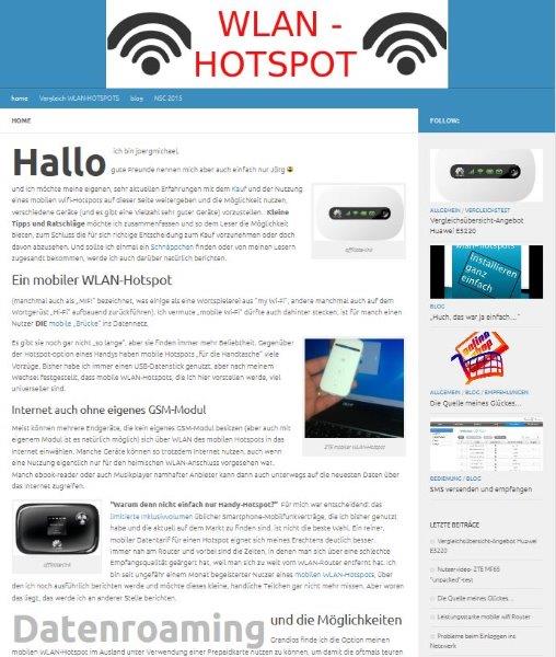 alte wlan homepage